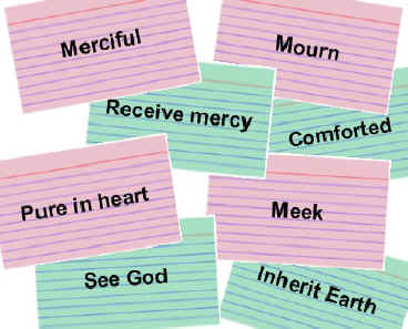 Beatitudes activity for children